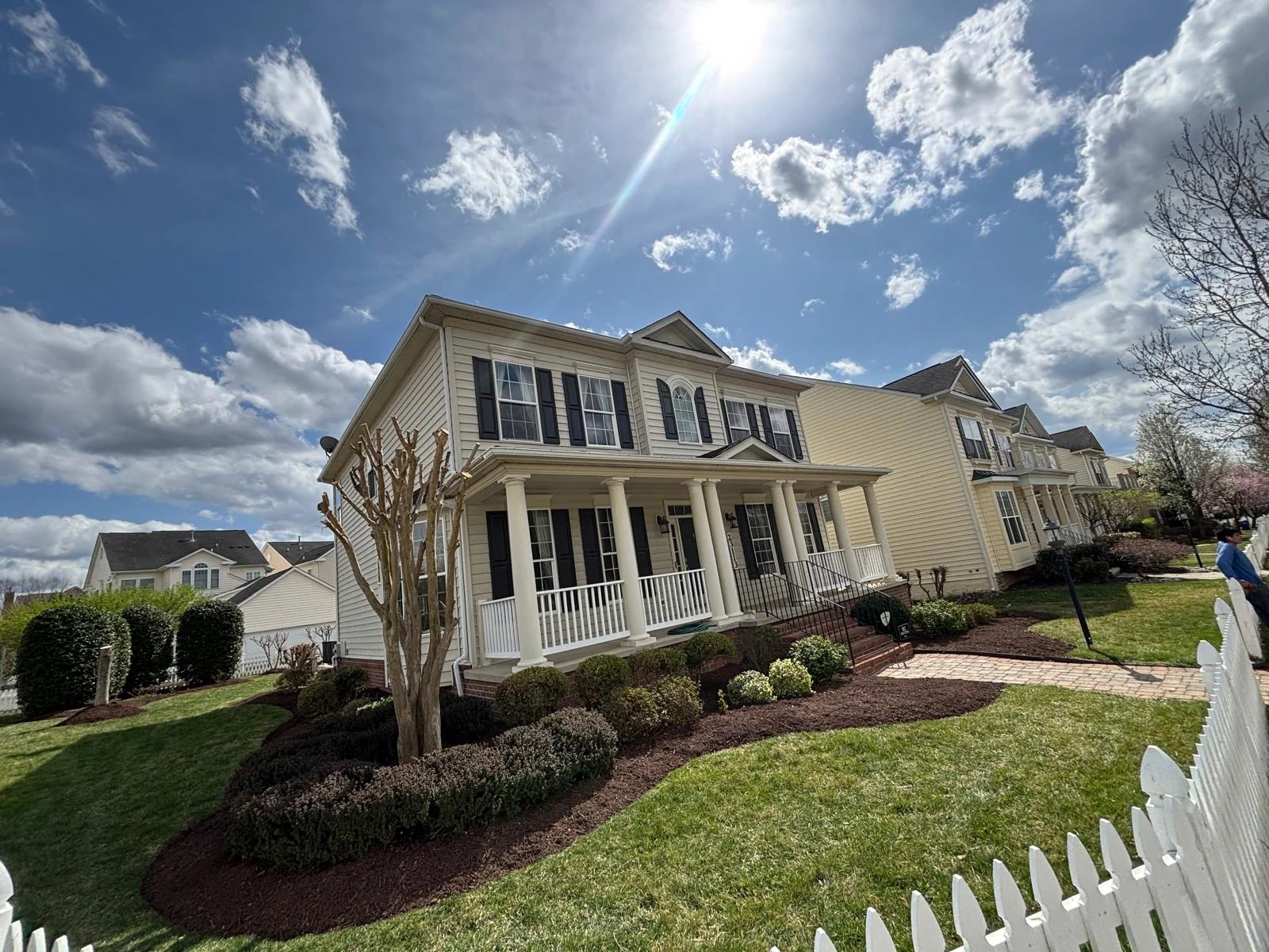 Professional custom landscaping services in Germantown, Maryland